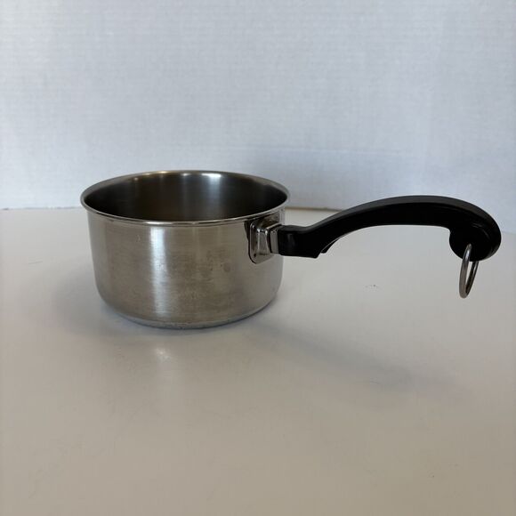 Vtg Farberware 1Qt Saucepan Pot‎ Stainless Steel Aluminum Clad Bronx NY USA - Picture 5 of 8